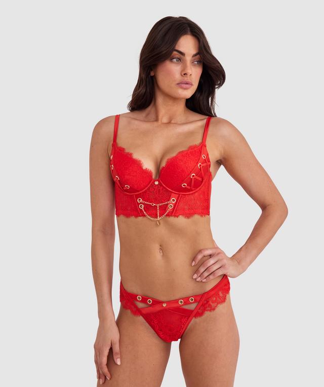 Vamp She's A Vamp Brazilian Knicker - Red