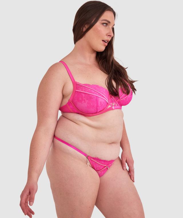 Vamp Showthang Tanga Knicker - Fuchsia Pink