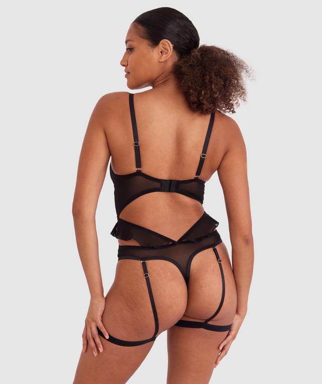 Vamp Spell On You Push Up Bodysuit - Black