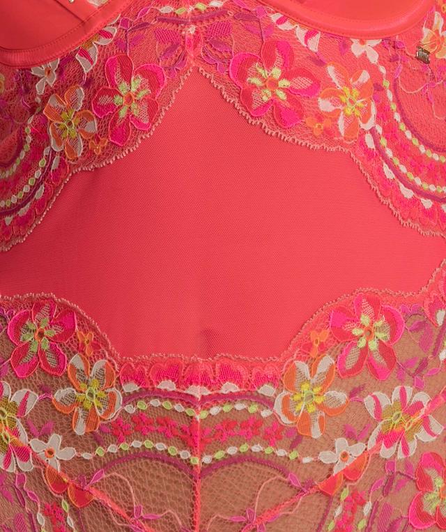 Vamp Stealing Hearts Push Up Bodysuit - Pink