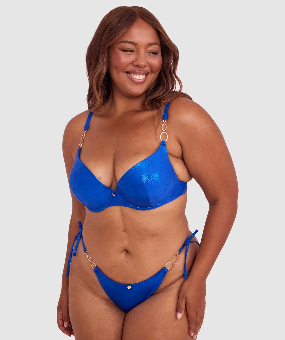 Vamp Swim 2 To Tango Push Up Top - Cobalt Blue