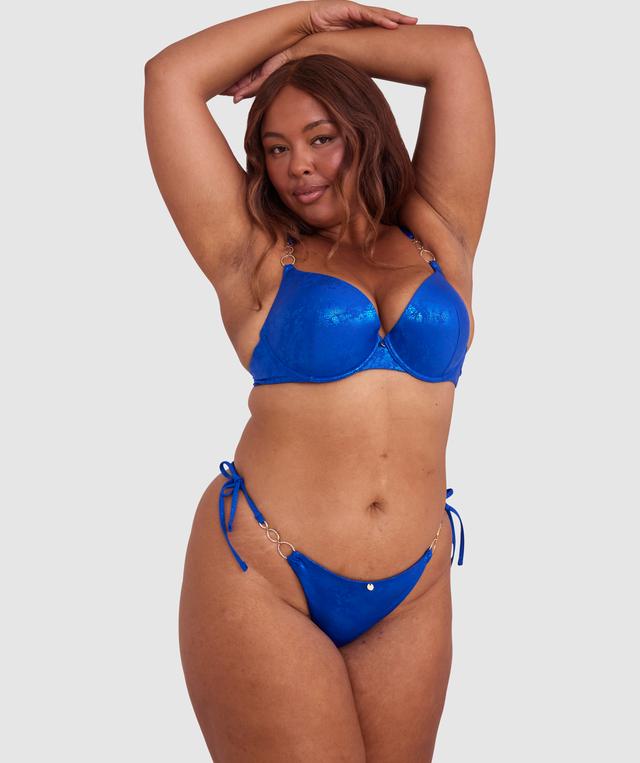 Vamp Swim 2 To Tango V String - Cobalt Blue