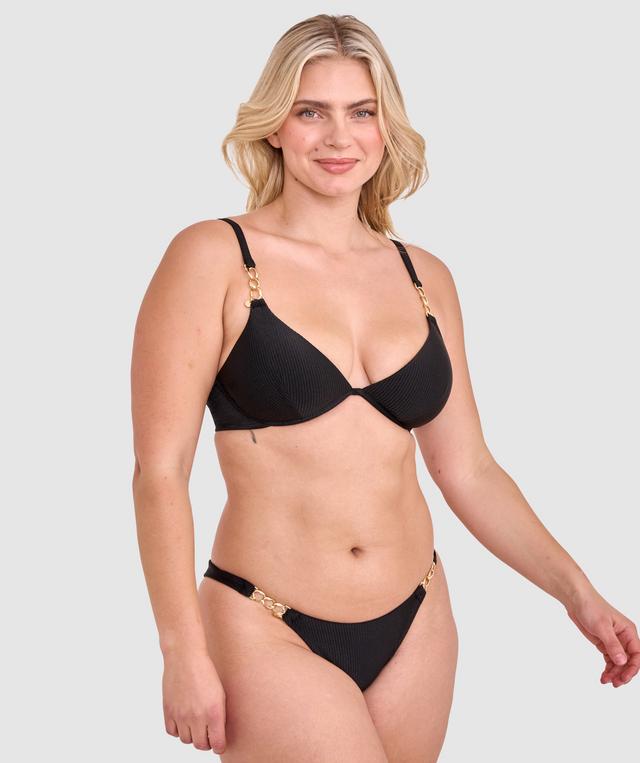 Vamp Swim Summer In Capri Brazilian Bottom - Black