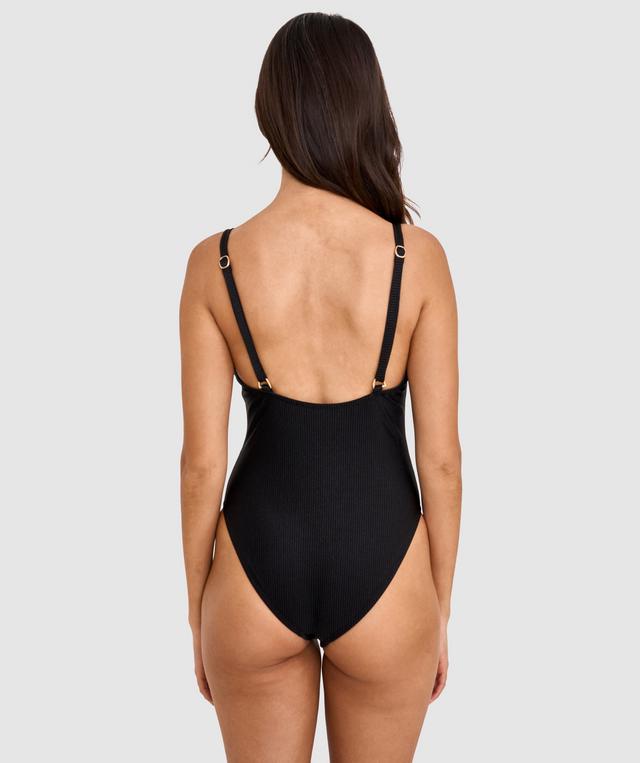 Vamp Swim Summer In Capri One Piece - Black