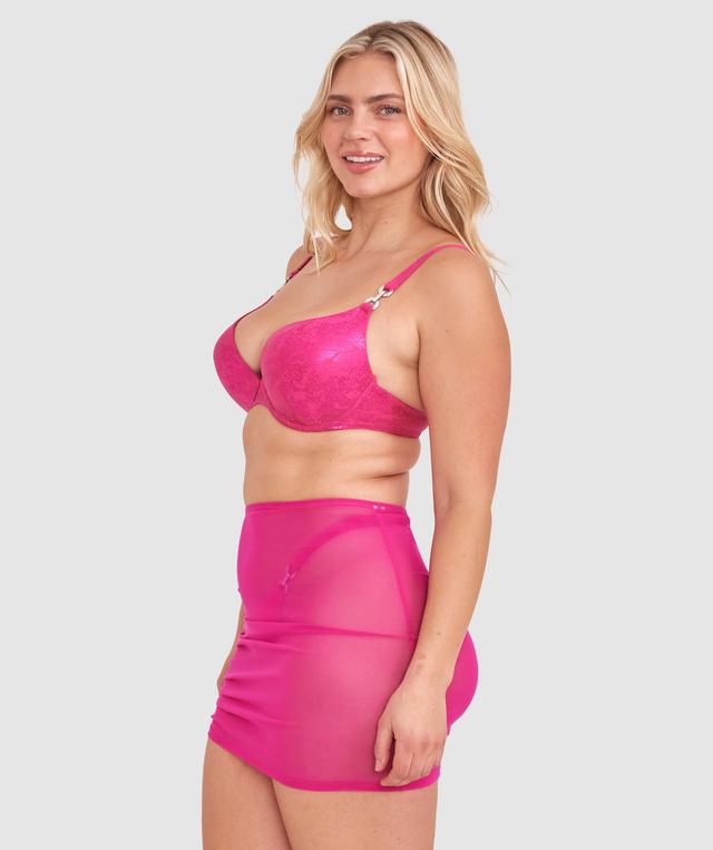 Vamp Swim Sundance Cover Up Skirt - Pink