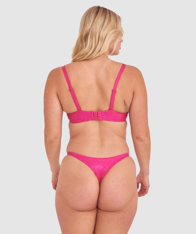 Vamp Swim Sundance Push Up Bikini Top - Pink