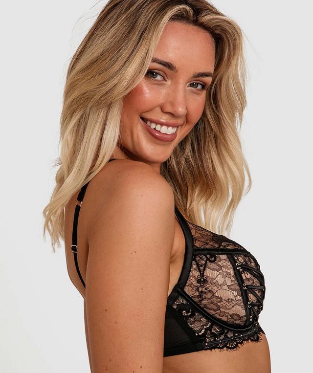 Vamp Take A Risk Full Cup Bra - Black