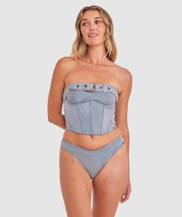 Vamp That's Hot Corset - Grey