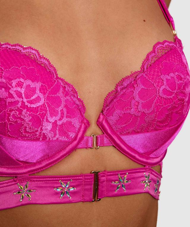 Vamp The Glory Days Push Up Bra - Magenta