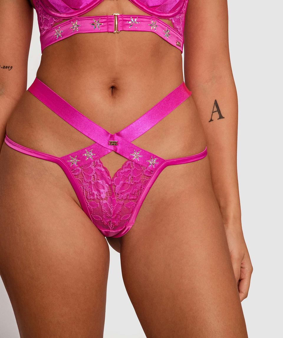 Vamp The Glory Days V String Knicker - Magenta
