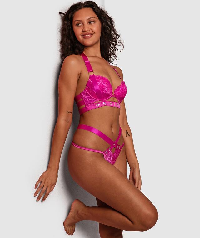 Vamp The Glory Days V String Knicker - Magenta