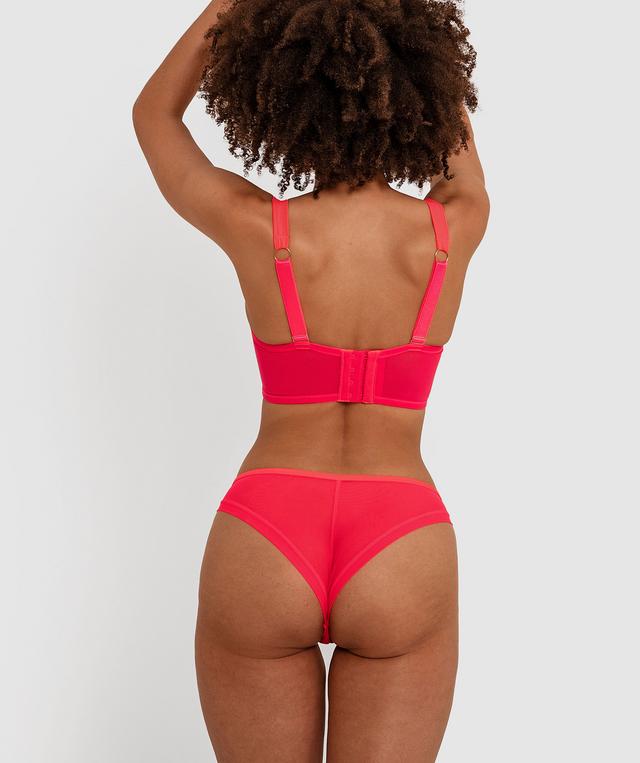 Vamp Tied To You Brazilian Knicker - Fuchsia Pink
