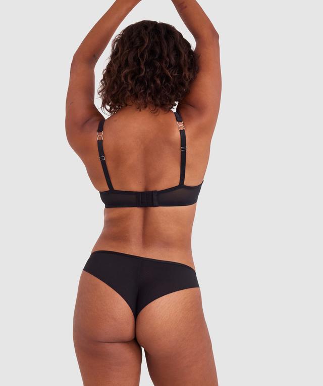 Vamp Too Heart To Handle Brazilian Knicker - Black