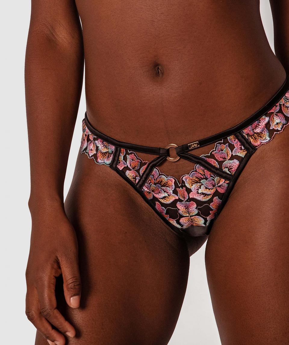Vamp Treat Me Like Fire V String Knicker - Multi Colour
