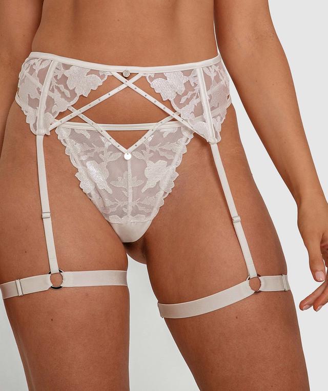 Vamp Trip The Lights Suspender - Ivory