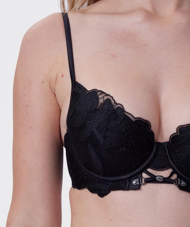 Vamp Up All Night Push Up Bra - Black