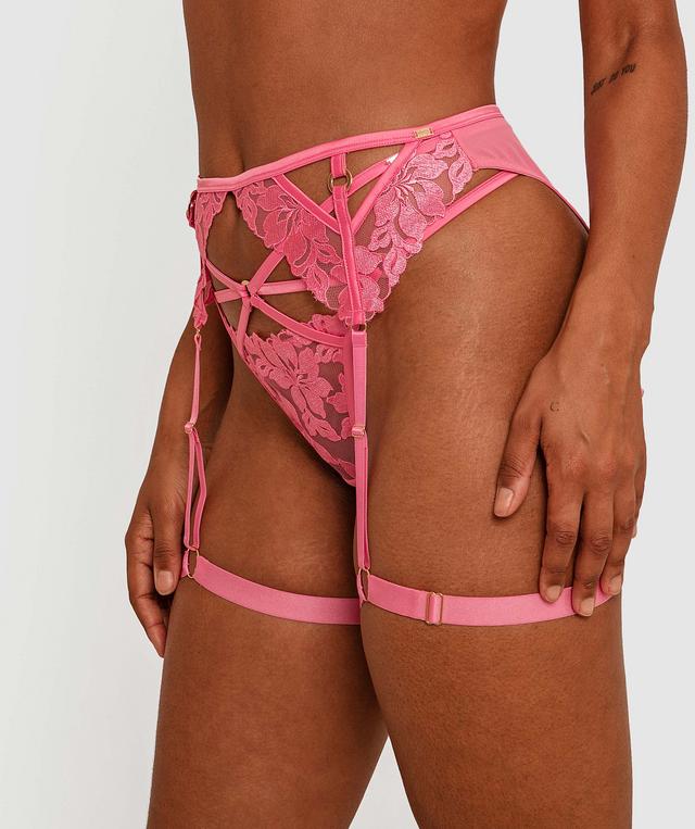 Vamp Vienna Suspender - Pink