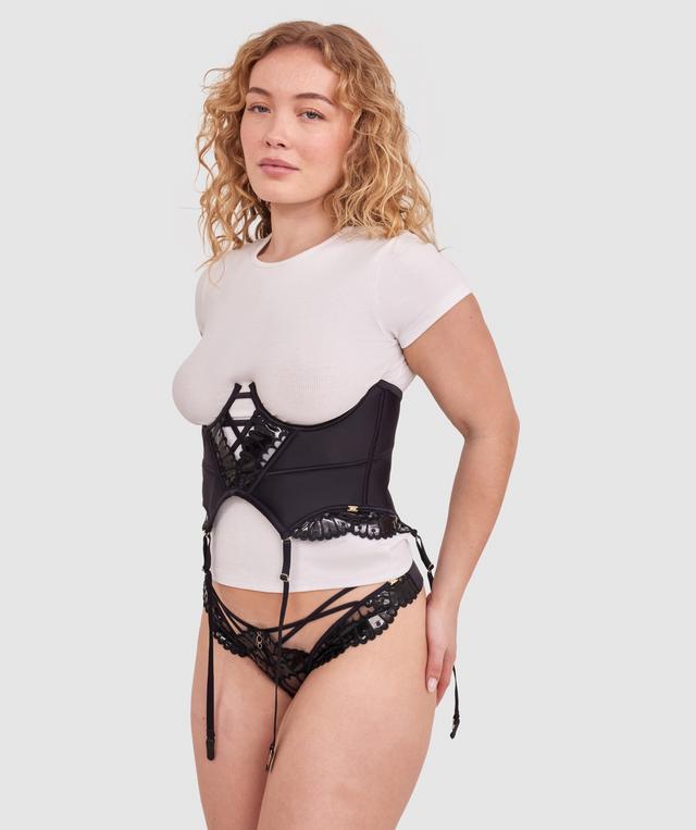 Vamp Vixen Waspie - Black