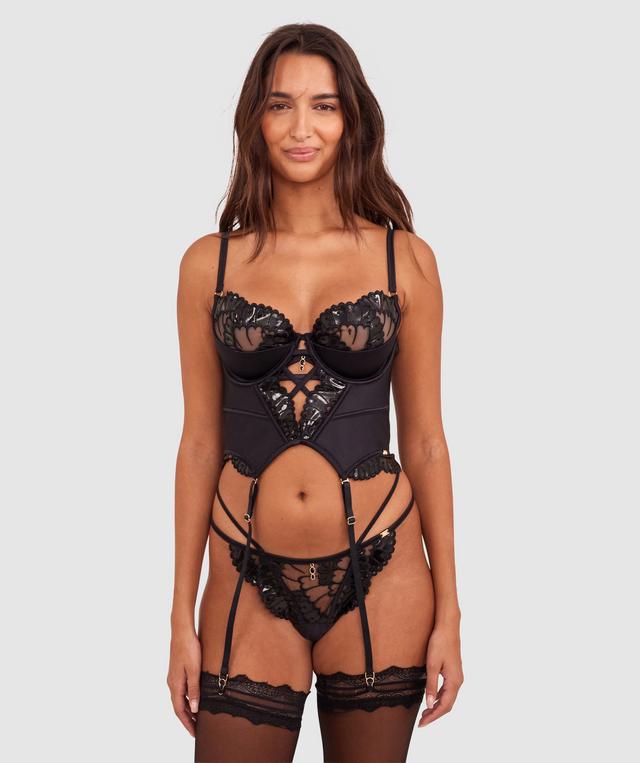 Vamp Vixen Waspie - Black