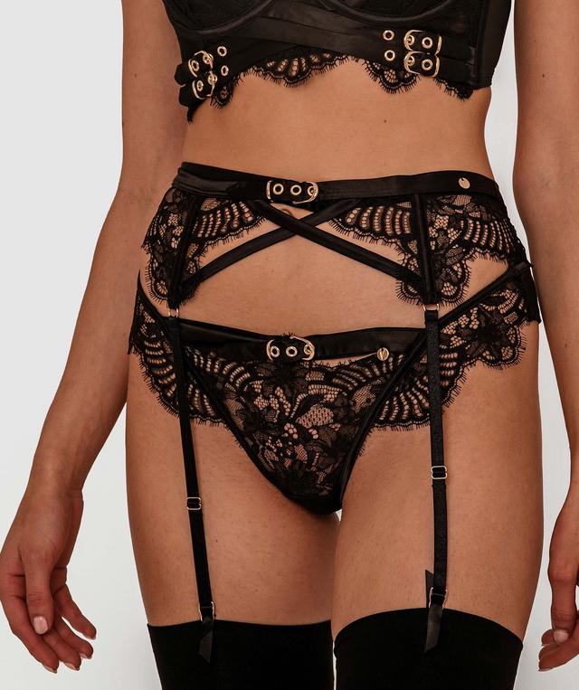 Vamp Where Love Grows Suspender - Black