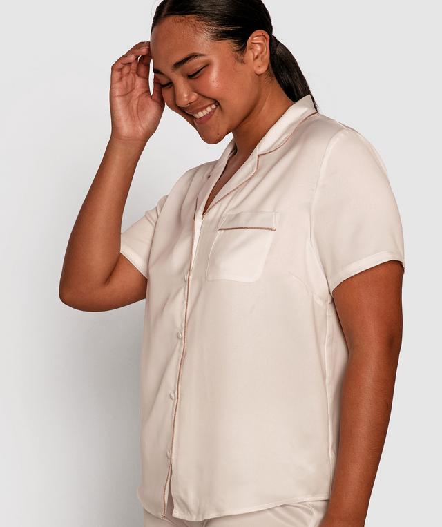 Vera Short Sleeve Top - White