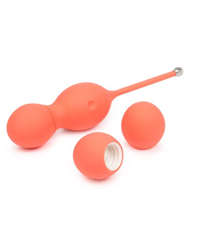 We-Vibe Bloom Vibrating Kegel Balls with app - Coral