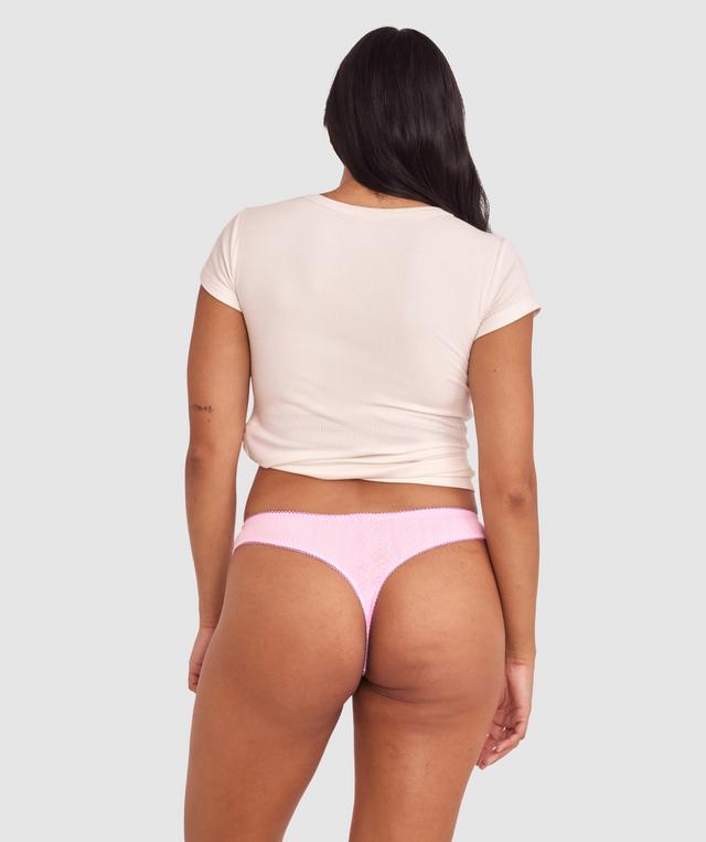 Weekend G String - Light Pink/Light Purple