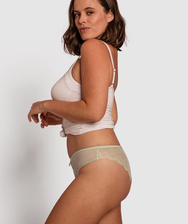 Willow Brazilian Knicker - Light Green