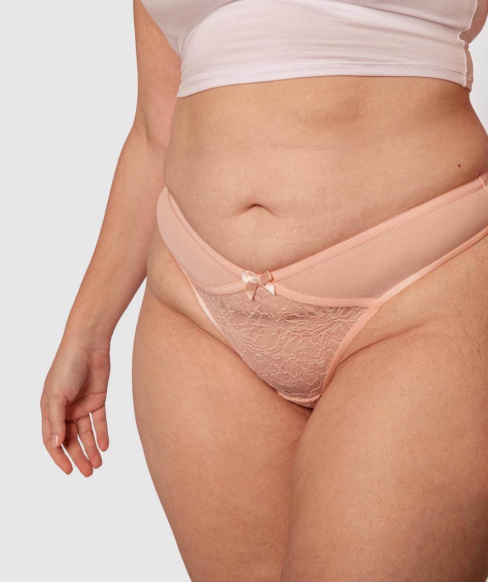 Willow V -Sting Knicker - Pink