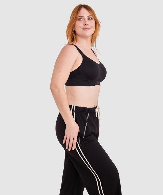 Work It Contour Underwire Sports Bra - Black
