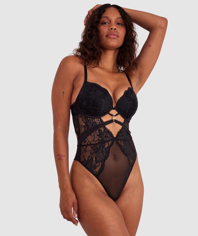 Zara Push Up Bodysuit - Black