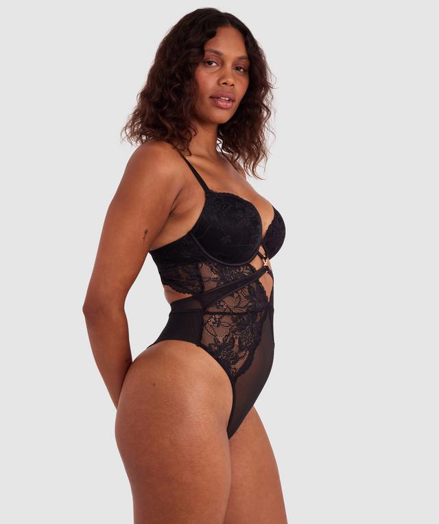 Zara Push Up Bodysuit - Black