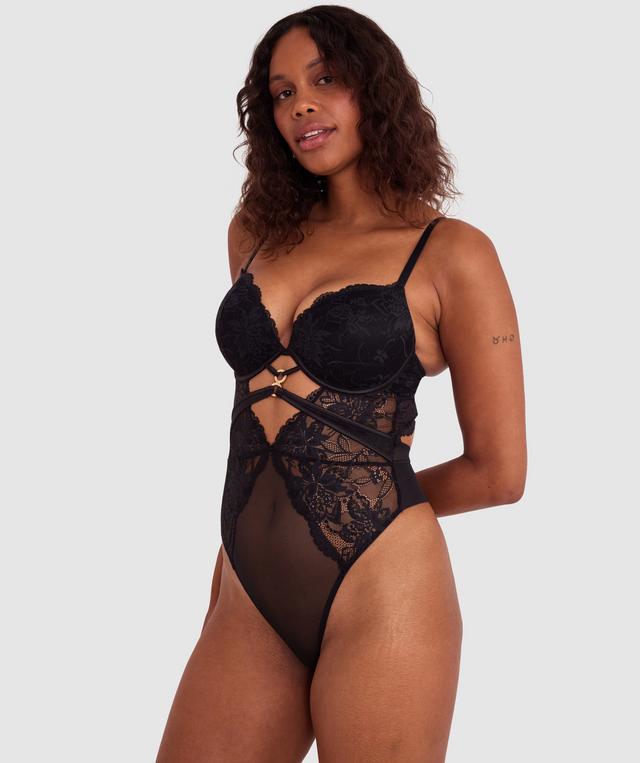 Zara Push Up Bodysuit - Black