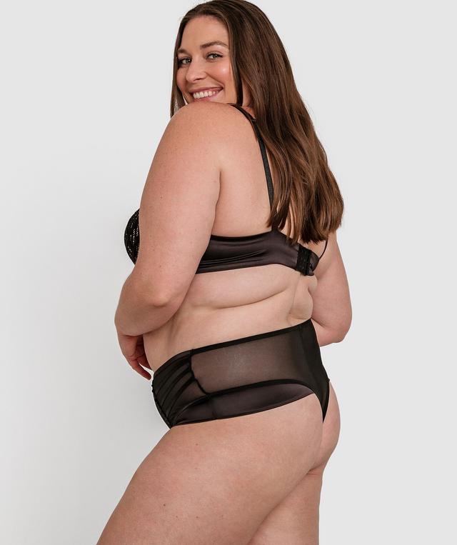 Zuri High Waist V String - Black