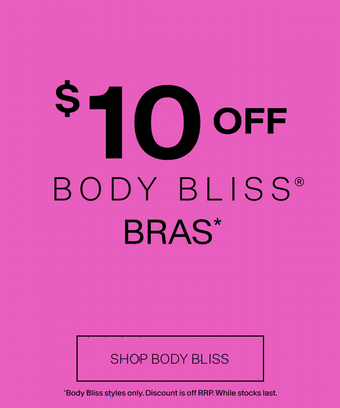 $10 Off Body Bliss Bras